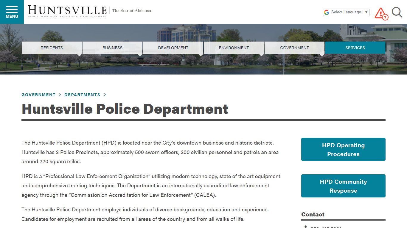 Huntsville Police Department - City of Huntsville